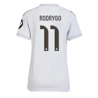Billige Fotballdrakt Real Madrid Rodrygo Goes #11 Replika Hjemmedrakt Dame 2025-26 Kortermet